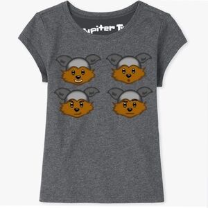 Girls’ Emoji Gracee Grey Graphic Shirt Kids